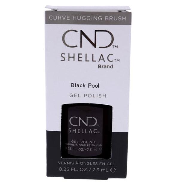 CND Shellac UV Soak off Gel Polish 0.25 oz | Black Pool