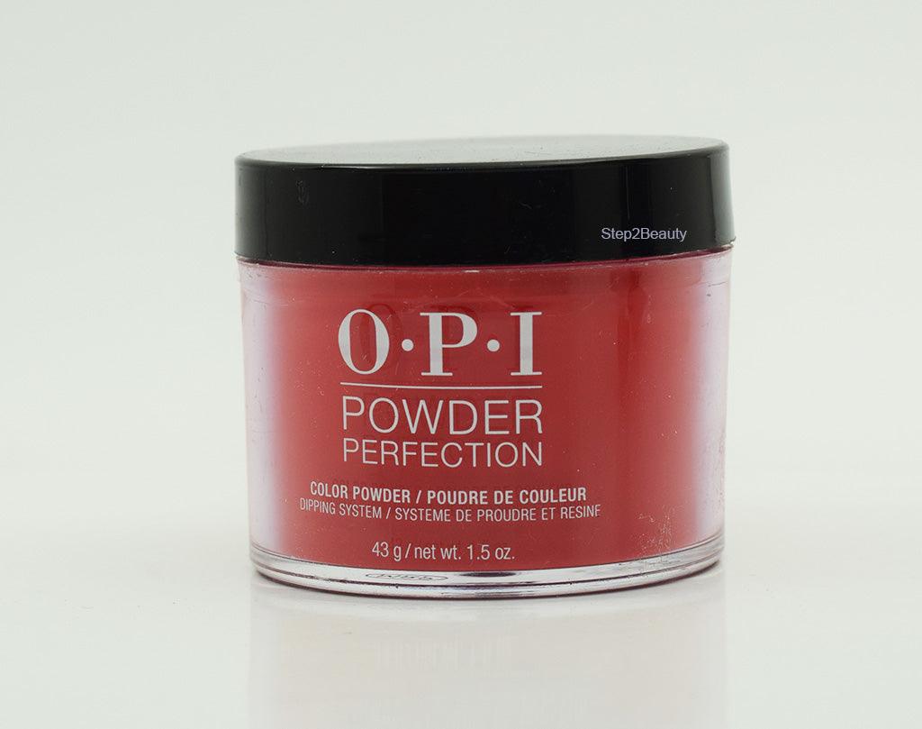 OPI Powder Perfection Dipping System 1.5 oz - DP U12 Red Heads Ahead