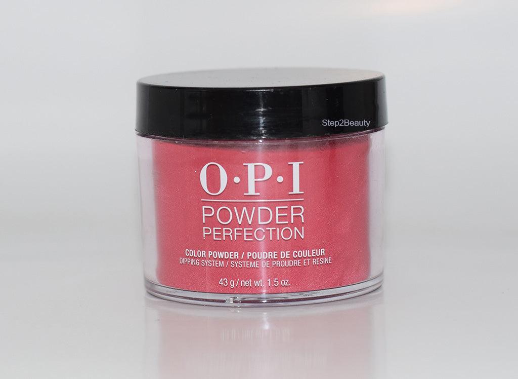 OPI Powder Perfection Dipping System 1.5 oz - DP A70 Red Hot Rio