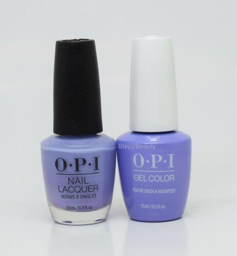 OPI Duo Gel + Matching Lacquer E74 You're Such a Budapest