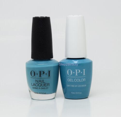 OPI Duo Gel + Matching Lacquer E75 Can't Find My Czechbook