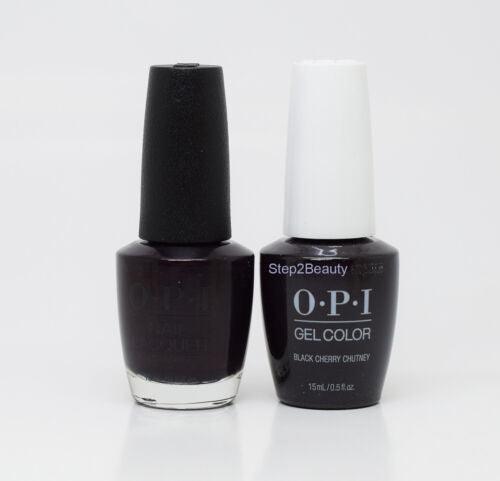 OPI Duo Gel + Matching Lacquer i43 Black Cherry Chutney – Daisy Nail Supply