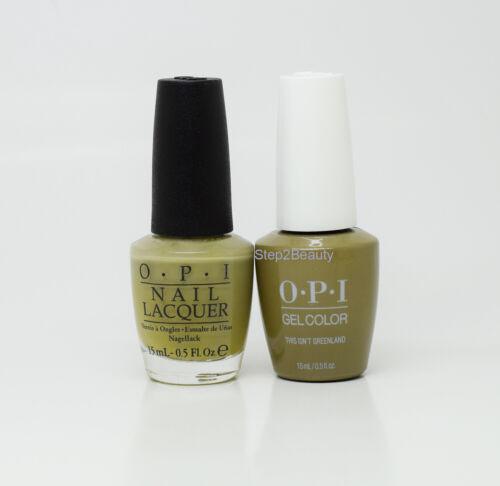 OPI Duo Gel + Matching Lacquer i58 This isn't Greenland