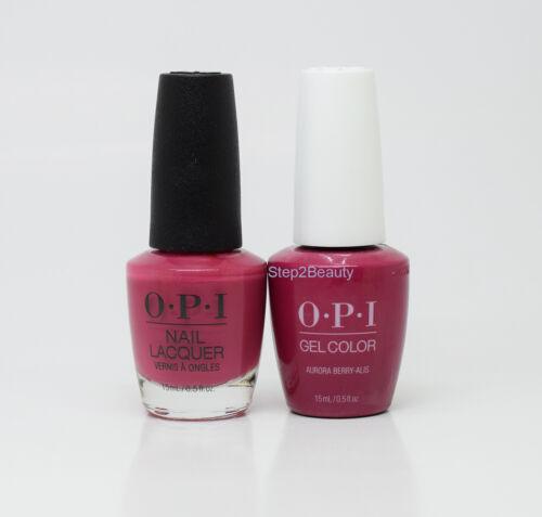 OPI Duo Gel + Matching Lacquer i64 Aurora Berry-alis