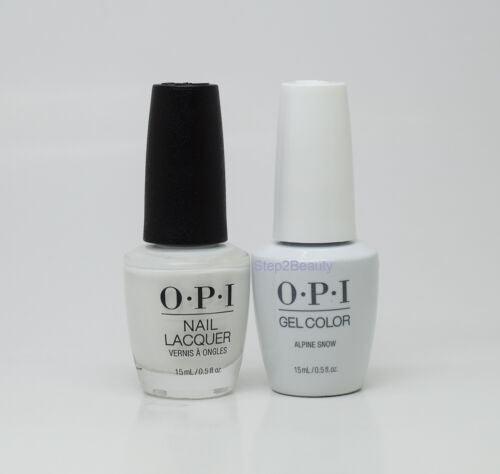 OPI Duo Gel + Matching Lacquer L00 Alpine Snow