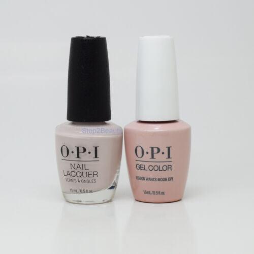 OPI Duo Gel + Matching Lacquer L16 Lisbon Wants Moor OPI