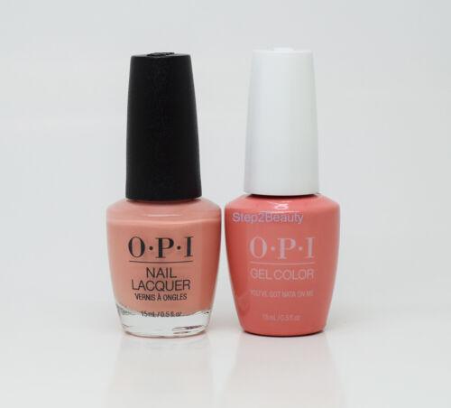 OPI Duo Gel + Matching Lacquer L17 You've Got Nata On Me
