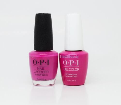 OPI Duo Gel + Matching Lacquer L19 No Turning Back From Pink