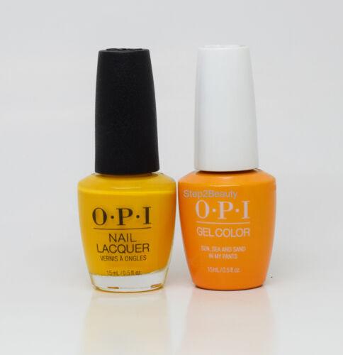 OPI Duo Gel + Matching Lacquer L23 Sun, Sea and Sand In My Pants