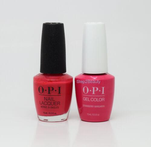 OPI Duo Gel + Matching Lacquer M23 Strawberry Margarita
