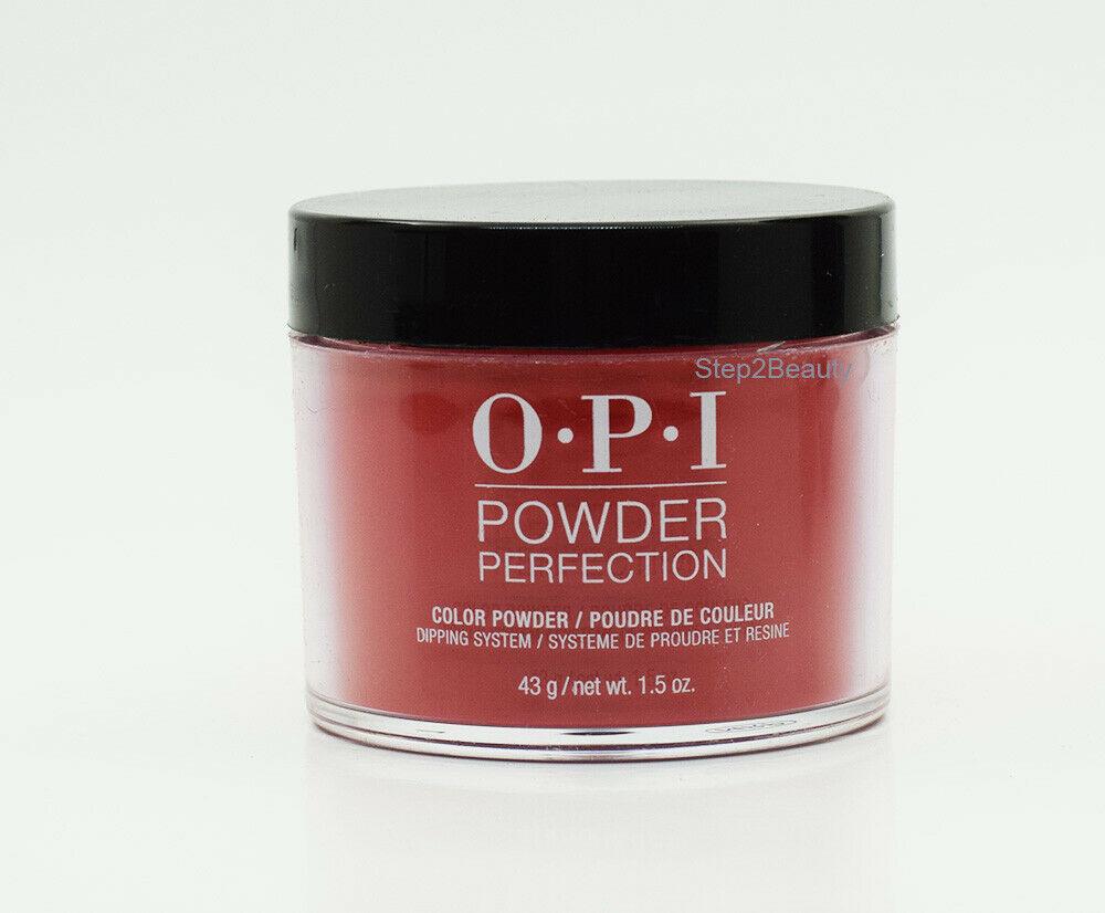 OPI Powder Perfection Dipping System 1.5 oz - DP N25 Big Apple Red