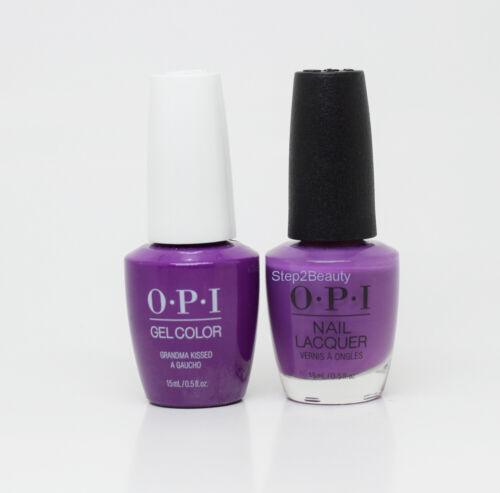 OPI Duo Gel + Matching Lacquer P35 Grandma Kissed a Gaucho