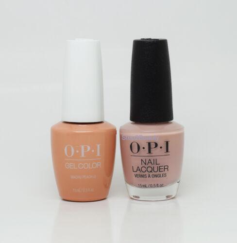 OPI Duo Gel + Matching Lacquer P36 Machu Peach-u