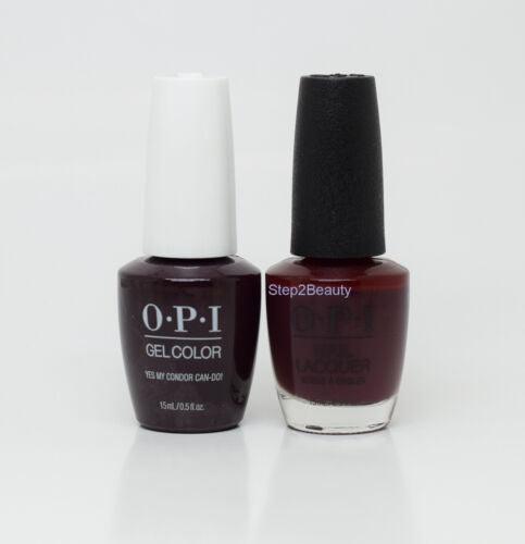 OPI Duo Gel + Matching Lacquer P41 Yes My Condor Can-Do