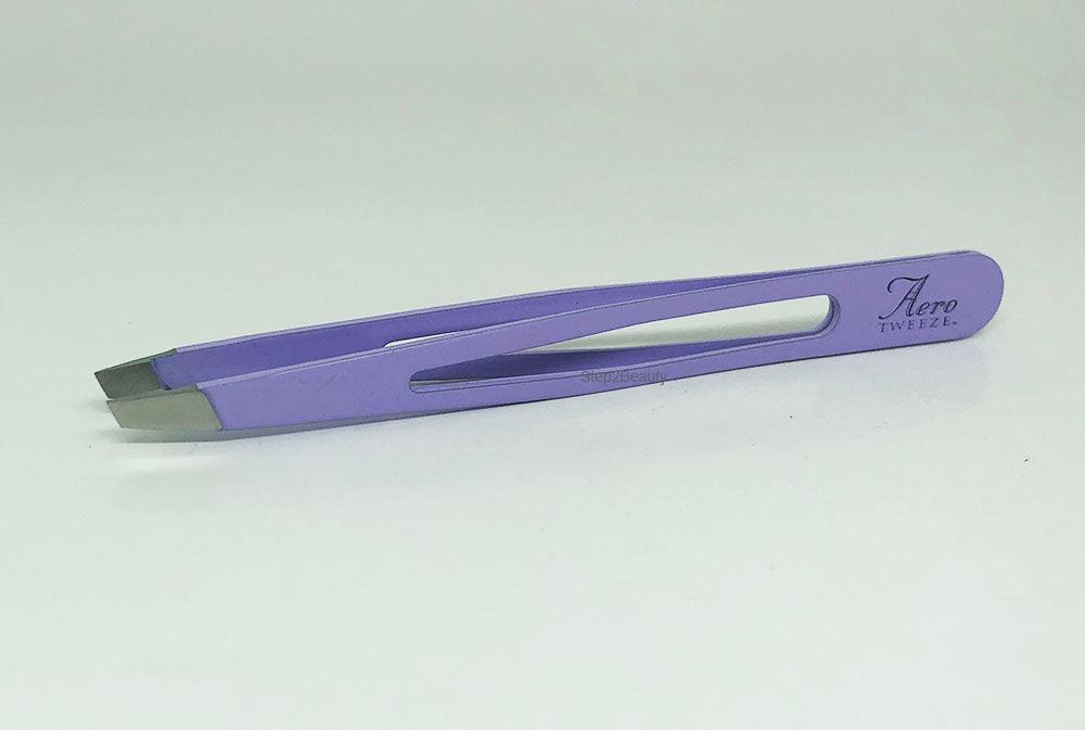 Ultra Aero Tweeze Stainless Steel - Purple Slant Tip