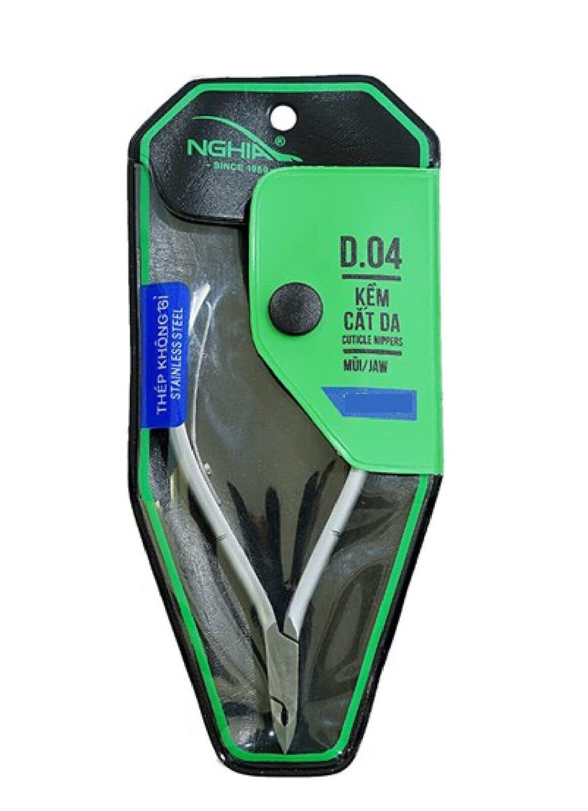 Nghia - Stainless Steel Cuticle Nipper D04 Jar 12