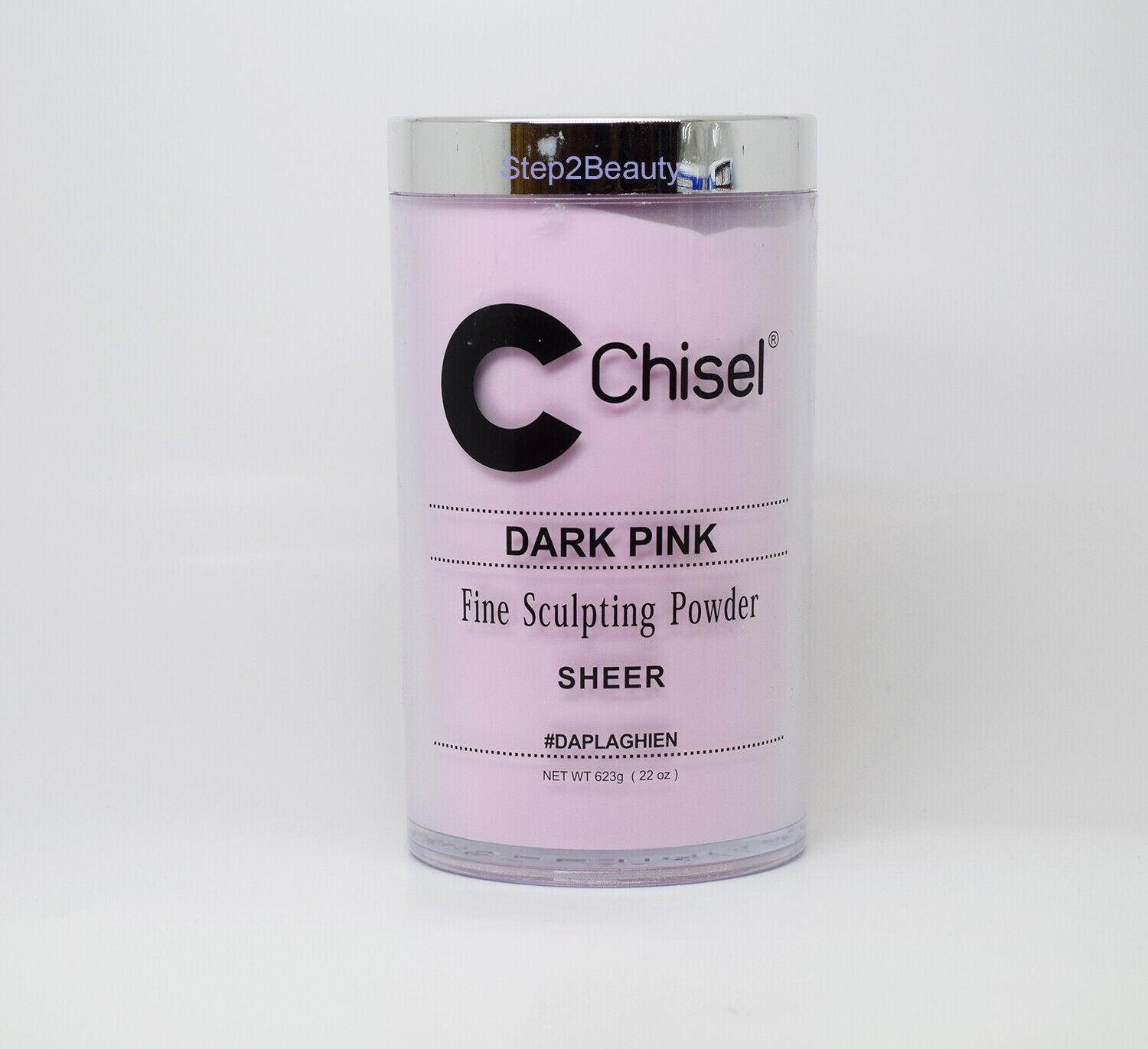 Chisel Daplaghien Powder 22 oz - Dark Pink Sheer – Daisy Nail Supply
