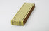 Double Sided Acrylic Nail File - Yellow Square 80/100 grit (50_Files)