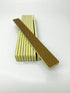 Double Sided Acrylic Nail File - Yellow Square 80/100 grit (50_Files)