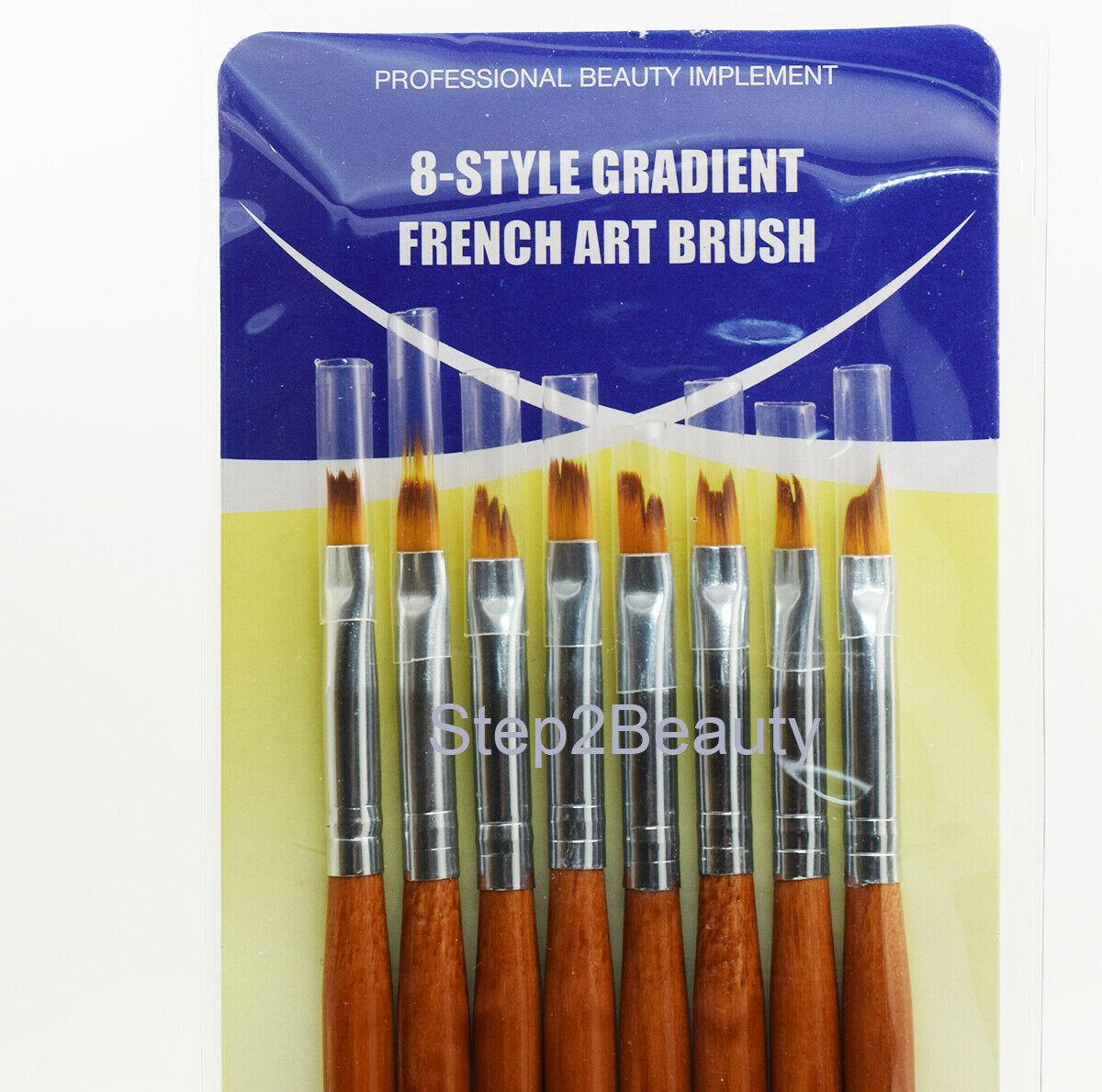 Berkeley 8-Style Gradient French Art Brush set AB540