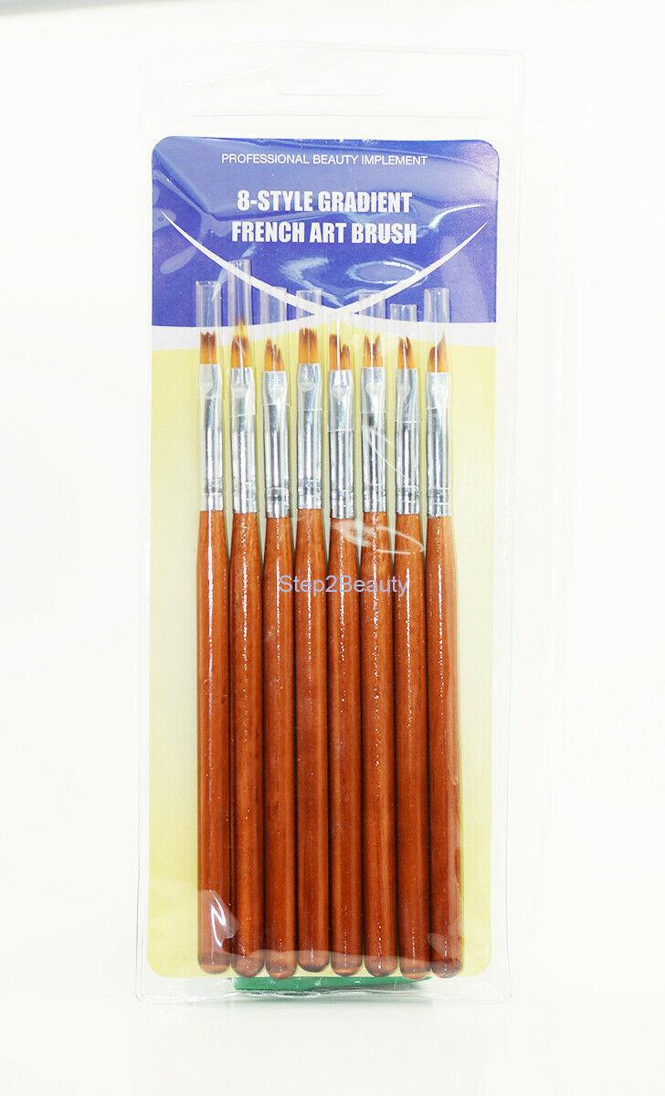 Berkeley 8-Style Gradient French Art Brush set AB540