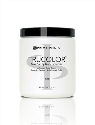 PremiumNails Acrylic Trucolor Nail Powder - 16 oz PINK