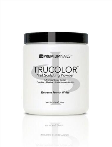 PremiumNails Acrylic Trucolor Nail Powder - 16 oz EXTREME FRENCH WHITE