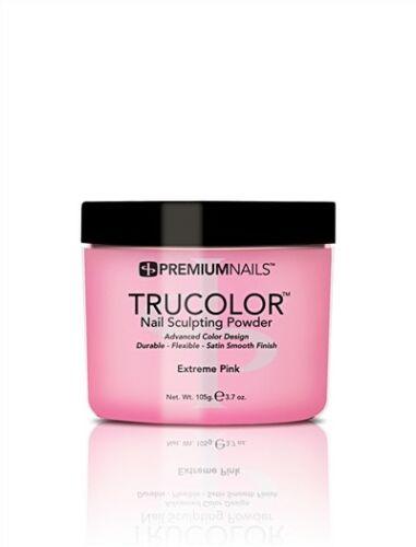 PremiumNails Acrylic Trucolor Nail Powder - EXTREME PINK 3.7 oz