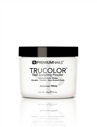 PremiumNails Acrylic Trucolor Nail Powder - AMERICAN WHITE 3.7 oz