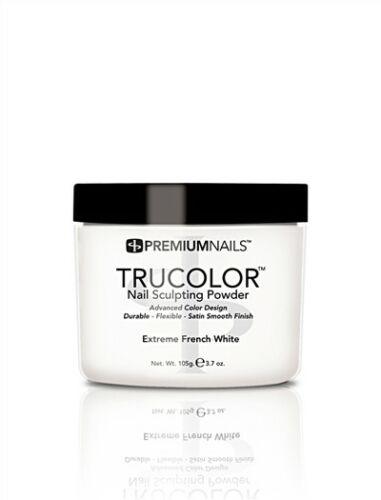 PremiumNails Acrylic Trucolor Nail Powder - 3.7 oz EXTREME FRENCH WHITE