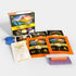 Lapalm Volcano Spa Pedicure 5-Step Kit - Beach Paradise (Pack of 10 Kits)