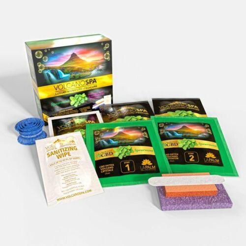 Lapalm Volcano Spa Pedicure 5-Step in A Box Kit - Spearmint