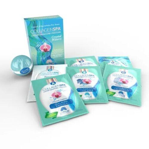 Lapalm Collagen Spa Manicure Pedicure Kit with bubble - Crystal Waters