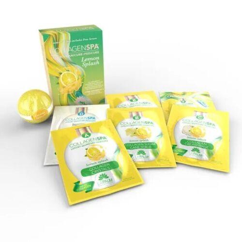 Lapalm Collagen Spa Manicure Pedicure Kit with bubble - Lemon Splash