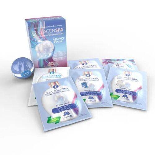 Lapalm Collagen Spa Manicure Pedicure Kit with bubble - Luxury Pearl