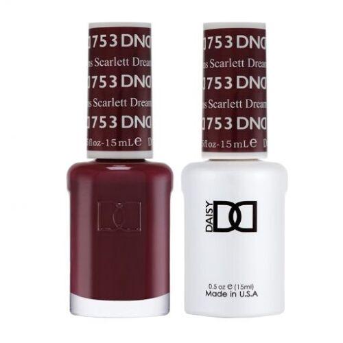 DND Duo Gel Polish & Matching Nail Lacquer #753 Scarlett Dreams