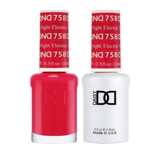 DND Duo Gel Polish & Matching Nail Lacquer #758 Electric Night