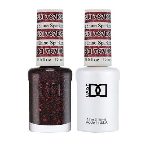 DND Duo Gel Polish & Matching Nail Lacquer #767 Sparkling Shine