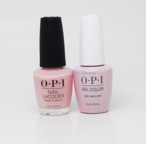 OPI Duo Gel + Matching Lacquer SH1 Baby Take a Vow