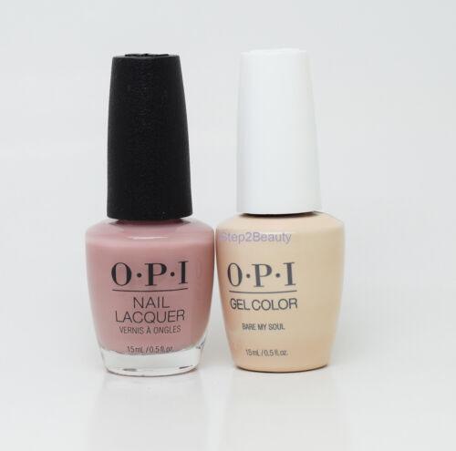 OPI Duo Gel + Matching Lacquer SH4 Bare My Soul