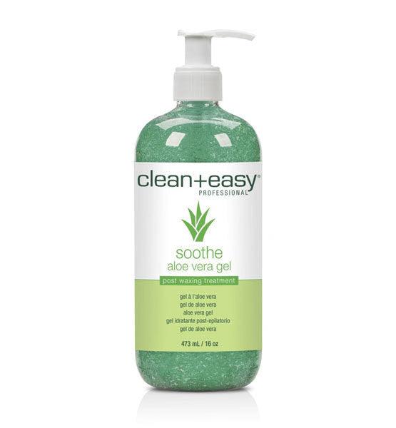 Clean+Easy Soothing Aloe Vera Gel post waxing treatments 16 Oz