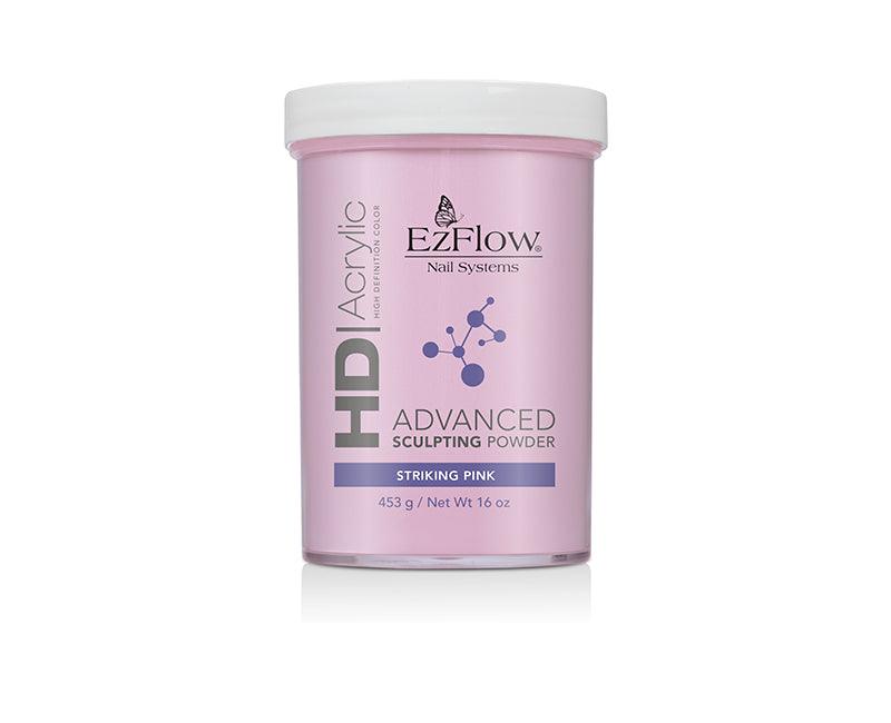 EzFlow HD Acrylic advanced Sculpting Powder - 16 oz STRIKING PINK