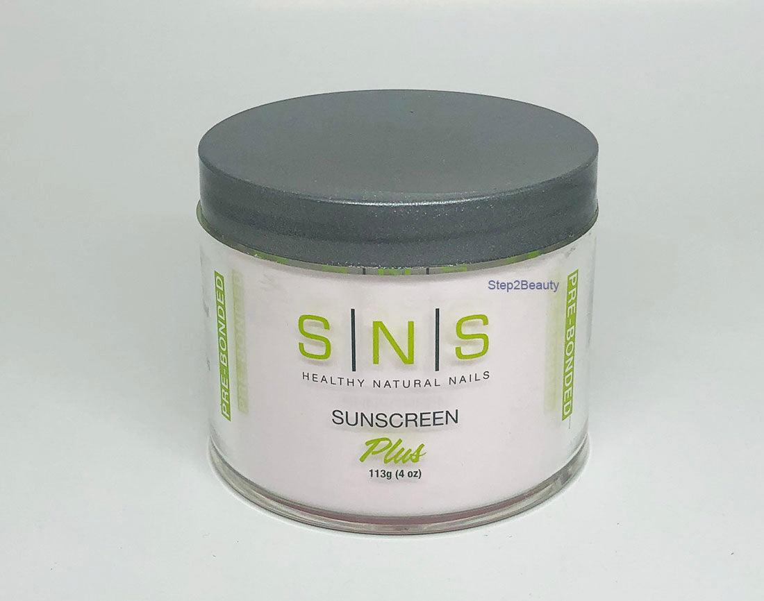 SNS Healthy Natural Nails Dipping Powder - SUNSCREEN 4 oz