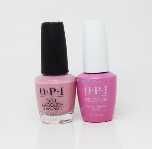 OPI Duo Gel + Matching Lacquer T81 Another Ramen-Tic Evening