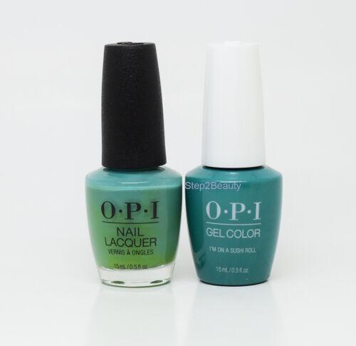 OPI Duo Gel + Matching Lacquer T87 I'm On a Sushi Roll