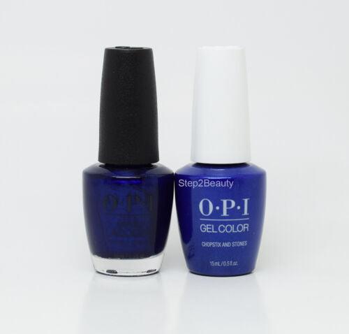 OPI Duo Gel + Matching Lacquer T91 Chopstix and Stones