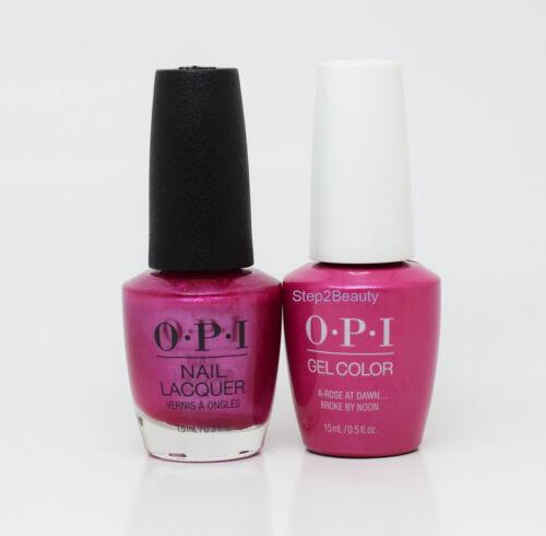 OPI Duo Gel + Matching Lacquer V11 A Rose At Dawn... Broke By Noon