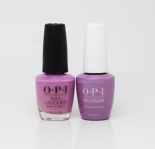 OPI Duo Gel + Matching Lacquer V34 Purple Palazzo Pants