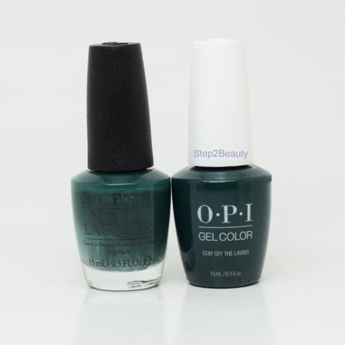 OPI Duo Gel + Matching Lacquer W54 Stay off The Lawn