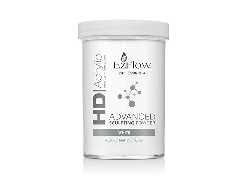 EzFlow HD Acrylic advanced Sculpting Powder - 16 oz WHITE